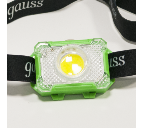 Фонарь налобный GFL305 3W 150lm 3xAAA LED 1/12/60  GF305  Gauss