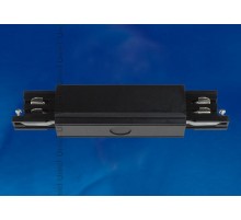 Соединитель для шинопровода осветительного прямой внешний, трехфазный, черный. UBX-A12 BLACK 1 POLYBAG  09745  Uniel