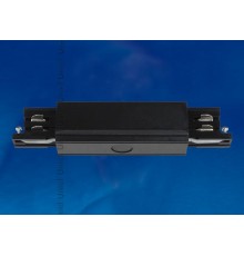 Соединитель для шинопровода осветительного прямой внешний, трехфазный, черный. UBX-A12 BLACK 1 POLYBAG  09745  Uniel