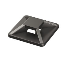 Монтажная база двойная самоклеящаяся 28x28, черная для хомутов шириной до 4,8мм  25474SR  DKC