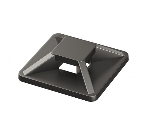 Монтажная база двойная самоклеящаяся 28x28, черная для хомутов шириной до 4,8мм  25474SR  DKC