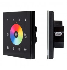 INTELLIGENT ARLIGHT Сенсорная панель DALI-901-11-4G-RGBW-DT6-IN Black (BUS/230V) (IARL, IP20 Пластик, 3 года)  037203  Arlight