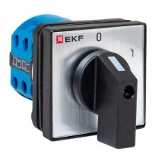 Переключатель кулачковый ПК-1-13 10А 3P "0-1" IP65  pk-1-13-10-65  EKF