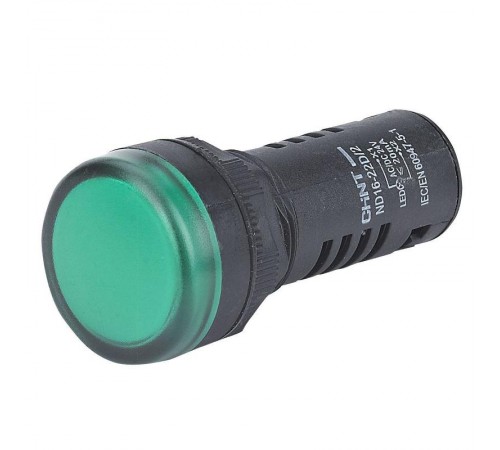 Индикатор ND16-22D/4 зеленый, встр. конденсатор, IP40 АС110В (R)  592653  CHINT