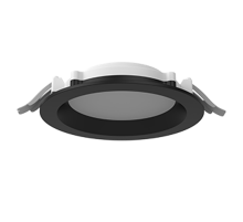 Светильник светодиодный ДВО VARTON DL-01 Pro 160 мм 25Вт 4000K круглый 176x51 мм IP65/40 RAL9005 черный муар опал  V1-RF-90183-10000-6502540  VARTON