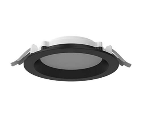 Светильник светодиодный ДВО VARTON DL-01 Pro 160 мм 25Вт 4000K круглый 176x51 мм IP65/40 RAL9005 черный муар опал  V1-RF-90183-10000-6502540  VARTON