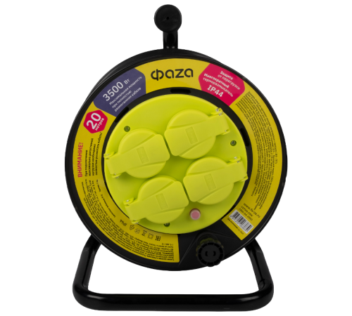 Удлинитель  CRW-04-2000 (Катушка, 4 х 20) IP44, заземл.  .5063839  ФАZA