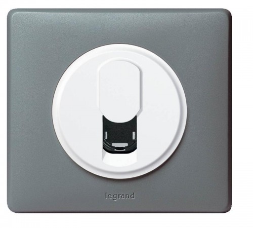 Celiane Белый Накладка ТЛФ 1-ой розетки  068237  Legrand