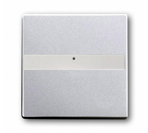 Клав. с полем для надписи, со световодом, для выкл./перекл./кнопок, серия solo/future, цвет серебр.-алюм.  1731-0-1948   2CKA001731A1948  ABB