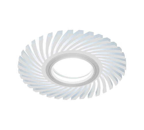 Светильник точечный встраиваемый Backlight BL133 Кругл./узор. Белый, Gu5.3, 3W, LED 4000K  BL133  Gauss