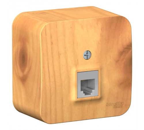 Blanca Ясень О/У с изолирующей пластиной Ясень Розетка телефонная RJ11  BLNIA011005  SE