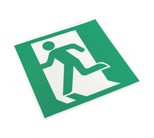 Знак "Выход здесь" (левосторонний) 200х200мм PROxima  an-5-01  EKF