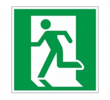 Знак "Выход здесь" (левосторонний) 200х200мм PROxima  an-5-01  EKF