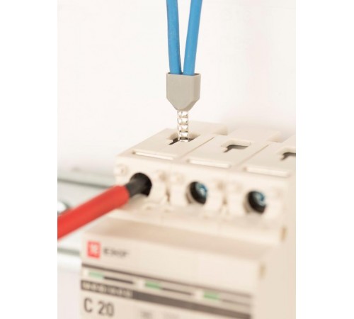 Наконечник штыревой втулочный изолированный НШвИ(2) 4-12 (50шт.) EKF PROxima  nhvi2-4.0-12  EKF