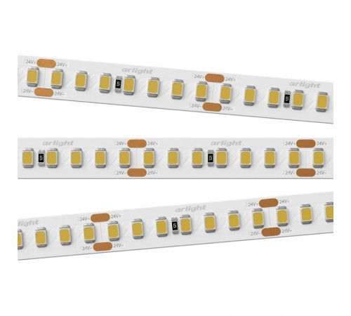 Лента светодиодная RT-A168-10mm 24V Warm2700 CRI98 (17 W/m, IP20, 2835, 5m) (arlight, Открытый)  025149(2)  Arlight