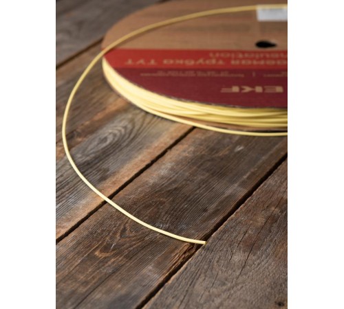 Термоусаживаемая трубка ТУТ нг 4/2 желтая EKF PROxima  tut-4-y  EKF