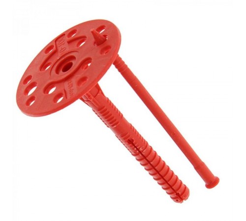 Дюбель для теплоизоляции с пласт. гвоздём 10х100 (50 шт) - пакет ( 0,656 кг)  101708  Tech-KREP