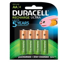Аккумуляторы Duracell HR6-4BL 2400mAh/2500mAh предзаряженные  Б0014863  Duracell