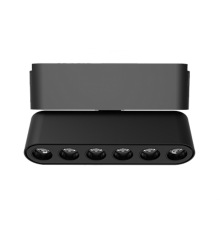 Светильник светодиодный трековый магнитный MTR16 1306R  6w 3000K spot 36° BL (чёрный) IP20    .5056954  Jazzway