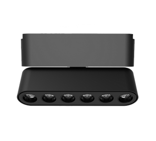 Светильник светодиодный трековый магнитный MTR16 1306R  6w 3000K spot 36° BL (чёрный) IP20    .5056954  Jazzway
