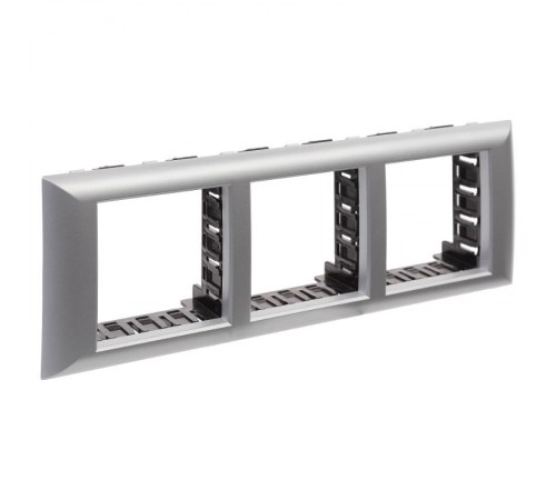 Рамка-суппорт "Avanti" для "In-liner Front",  серебристый металлик, 6модулей  4404916  DKC