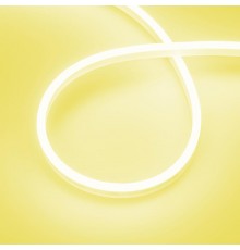 Светодиодная лента герметичная AURORA-PS-A120-12x6mm 24V Yellow (10 W/m, IP65, 2835, 5m) (Arlight, Силикон)  036682  Arlight