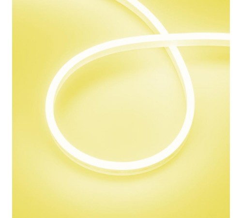 Светодиодная лента герметичная AURORA-PS-A120-12x6mm 24V Yellow (10 W/m, IP65, 2835, 5m) (Arlight, Силикон)  036682  Arlight