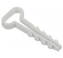 Дюбель-хомут 14х6мм плоск. каб. нейл. белый (100шт) GENERICA  UDH14-14-06-100-K01-G  GENERICA