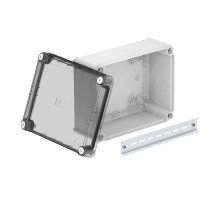 Коробка распределительная T250, 240x190x95 мм, сплош. стенка, выс. прозрач. крышка (T 250 OE HD TR)  2007776  OBO Bettermann