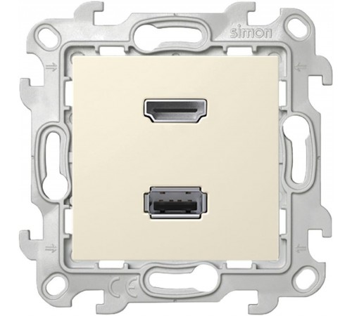 Simon 24 Сл. кость Коннектор HDMI+USB 2.0  2411095-031  Simon