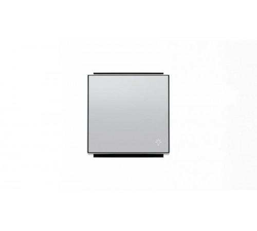 Клавиша для 1-клавишных выключателей/переключателей/кнопок с символом СВЕТ, серия SKY, цвет серебристый алюминий2CLA850420A1301 ABB