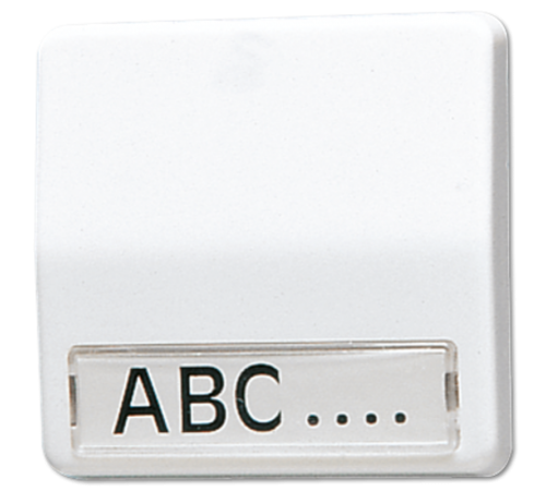 Клавиша с полем для надписи; белая  60NAWW  Jung