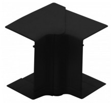 Угол внутренний для РКК-100х60 и 100х40 разводной (черный)  УВН-100х60-Ч  Рувинил