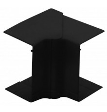 Угол внутренний для РКК-100х60 и 100х40 разводной (черный)  УВН-100х60-Ч  Рувинил