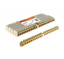 Шина "N" нулевая 6х9мм 22/1 (22 группы/крепеж по центру)   SQ0801-0045  TDM