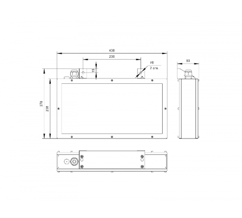 Световой указатель аварийного освещения BS-FLAGMAN-10-S1-24  a15673  Белый свет