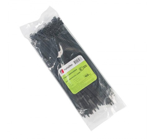 Стяжка нейлоновая КСС "MULTILOCK" 5х250 (черн) (100шт)  102320  Fortisflex