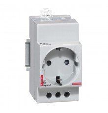 Розетка на DIN-р 2Р+Т нем.стд  004285  Legrand