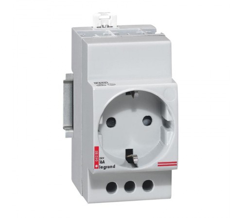 Розетка на DIN-р 2Р+Т нем.стд  004285  Legrand