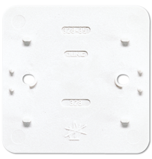 Плата монтажная, огнестойкая, для установки одинарных АР розеток  328  Jung