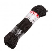 Шнур с сердечником 7 мм 50 м черный  77-1751-1  REXANT