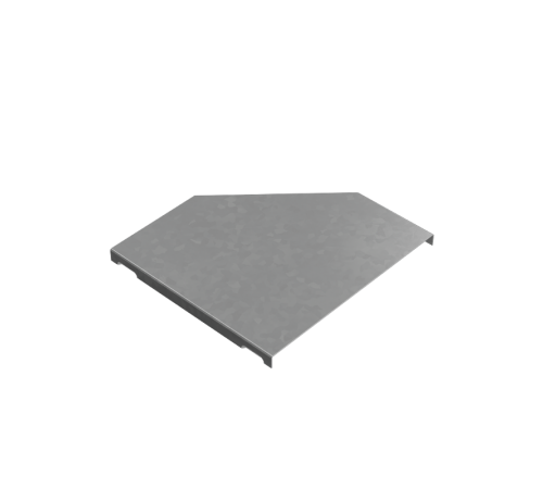 Крышка переходника левого 100-200 мм "ПЛЮС" HD  KPDplus100-200-L HD   КМ-профиль