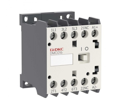 Миниконтактор YON DMC016 16A 7,5кВт AC3 3P кат. 12В DC 1НО  DMC016-3C10D012  DKC