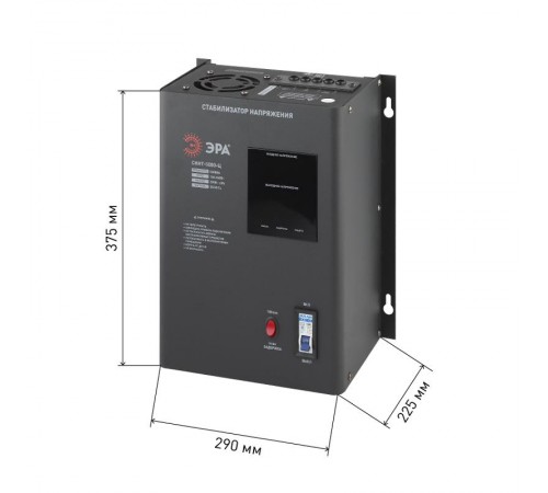 Стабилизатор напряжения СННТ-5000-Ц   настенный, ц.д., 140-260В/220/В, 5000ВА (1) Б0020170  ЭРА