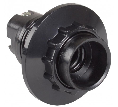 Патрон с кольцом карболитовый Е14 черный (50 шт), стикер на изделии, Пкб14-04-К11  EPK21-04-01-K01  IEK