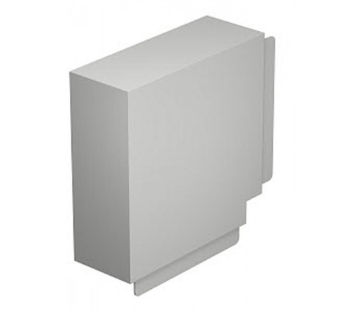 Крышка плоского угла кабельного канала WDK 100x230 мм (ПВХ,светло-серый) (WDK HF100230LGR)  6183573  OBO Bettermann