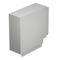 Крышка плоского угла кабельного канала WDK 100x230 мм (ПВХ,светло-серый) (WDK HF100230LGR)  6183573  OBO Bettermann