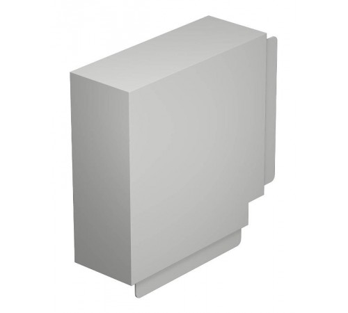 Крышка плоского угла кабельного канала WDK 100x230 мм (ПВХ,светло-серый) (WDK HF100230LGR)  6183573  OBO Bettermann
