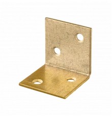 Уголок мебельный широкий 30х30х30х2мм, желт - накл.   148294  Tech-KREP