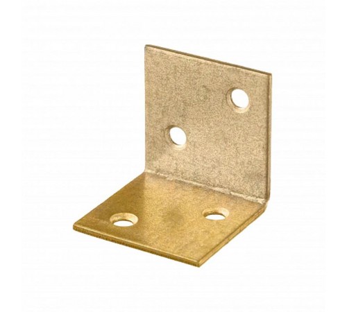 Уголок мебельный широкий 30х30х30х2мм, желт - накл.   148294  Tech-KREP